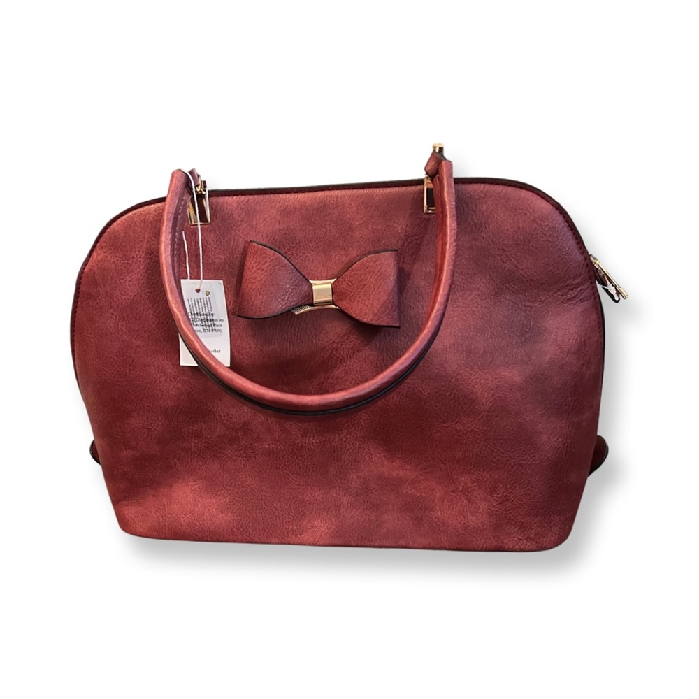 Red Bow Satchel Bag